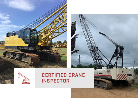 Certified Crane Inspections at Yeates Equipment Inc.